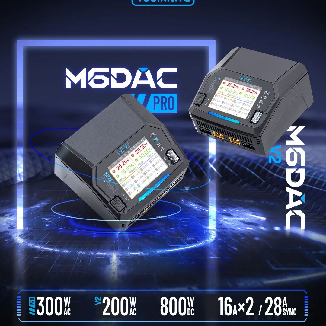 Toolkitrc M6Dac Smart Charger - ToolkitRC M6DAC PRO M6DAC V2 Dual-Kanal