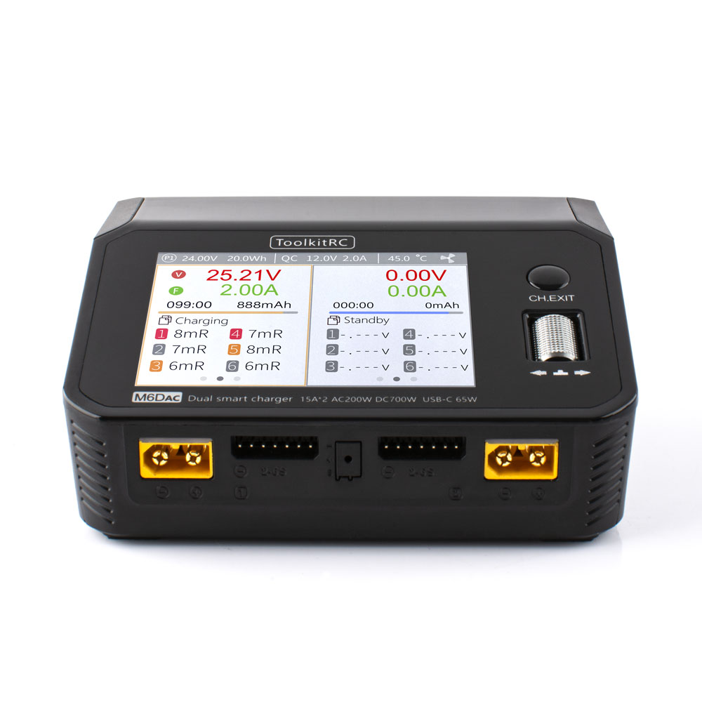 ToolkitRC M6DAC AC 200W DC 700 – Toolkitrc M6Dac Smart Charger Bewertung und Preis
