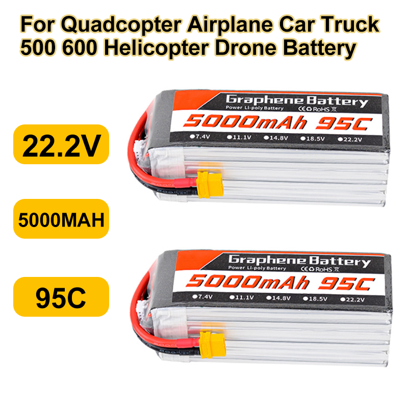 95C 22,2V 6S 5000mAh Lipo-Akku – 6S Lipo Battery 22.2V 5000Mah Bewertung und Preis