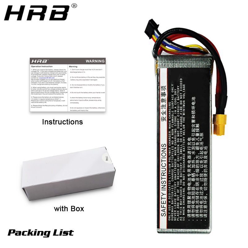 HRB Lithium-Batterie 4S 14,8 V – 4S Lipo Battery 14.8V 6000Mah Bewertung und Preis